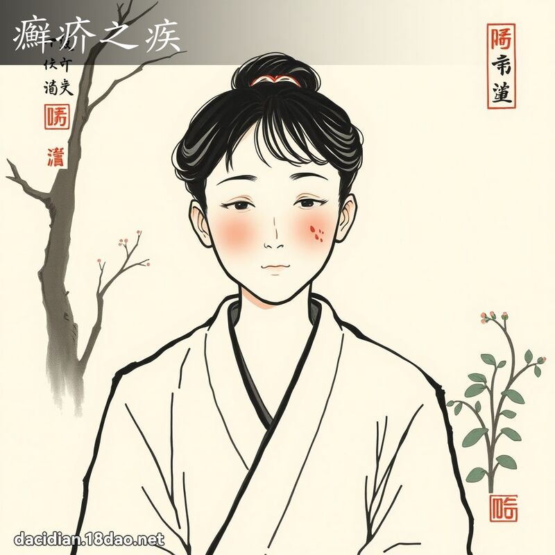 癬疥之疾 - 中華成語配圖