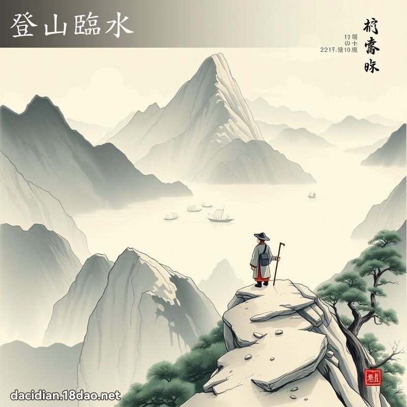 登山临水 配图