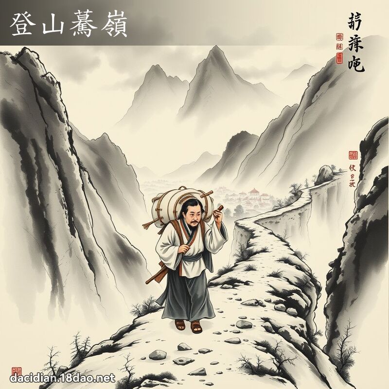 登山驀岭 配图