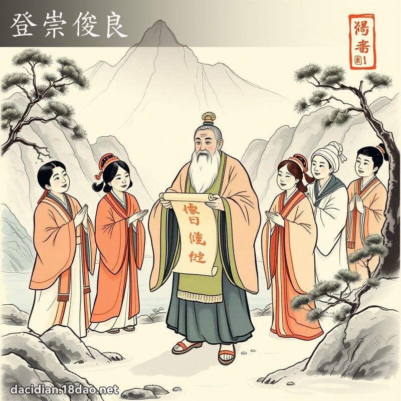 登崇俊良 配图
