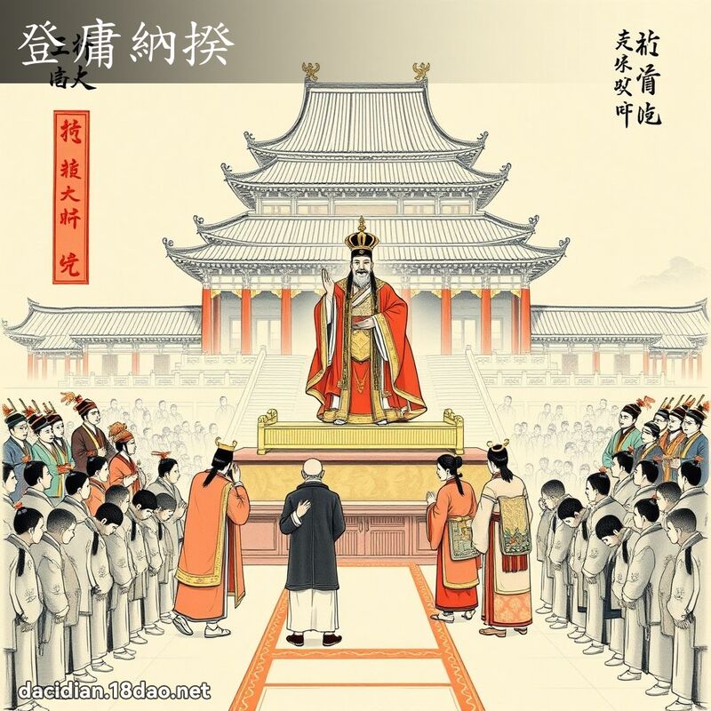 登庸纳揆 配图