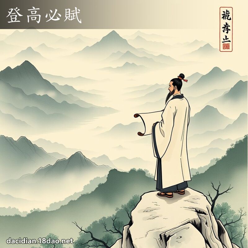登高必赋 配图