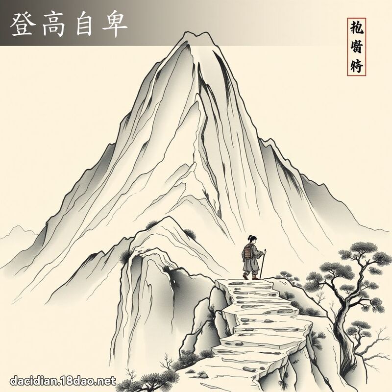 登高自卑 配图