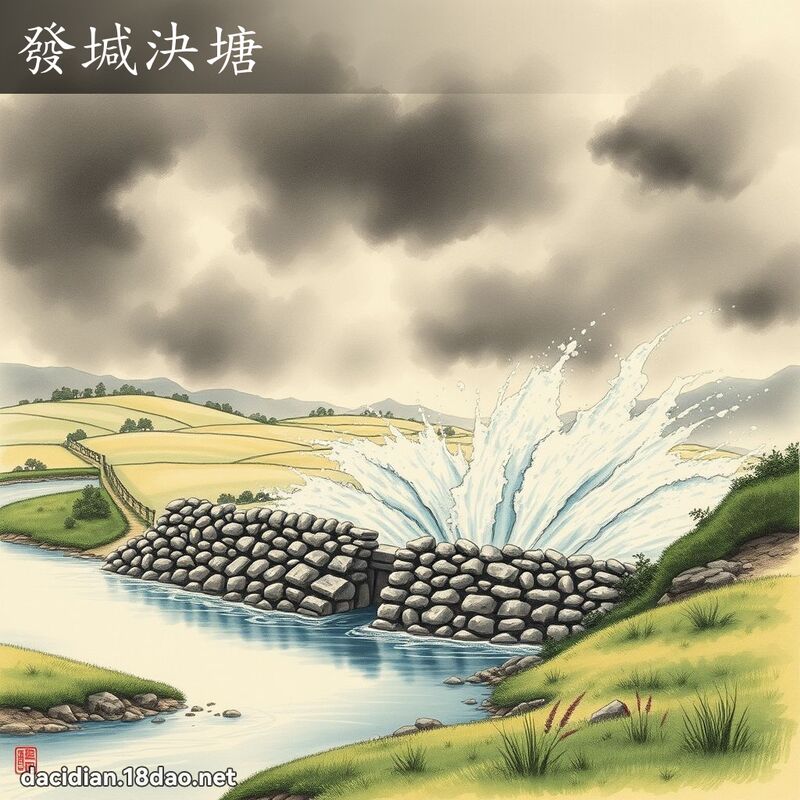 发碱决塘 配图