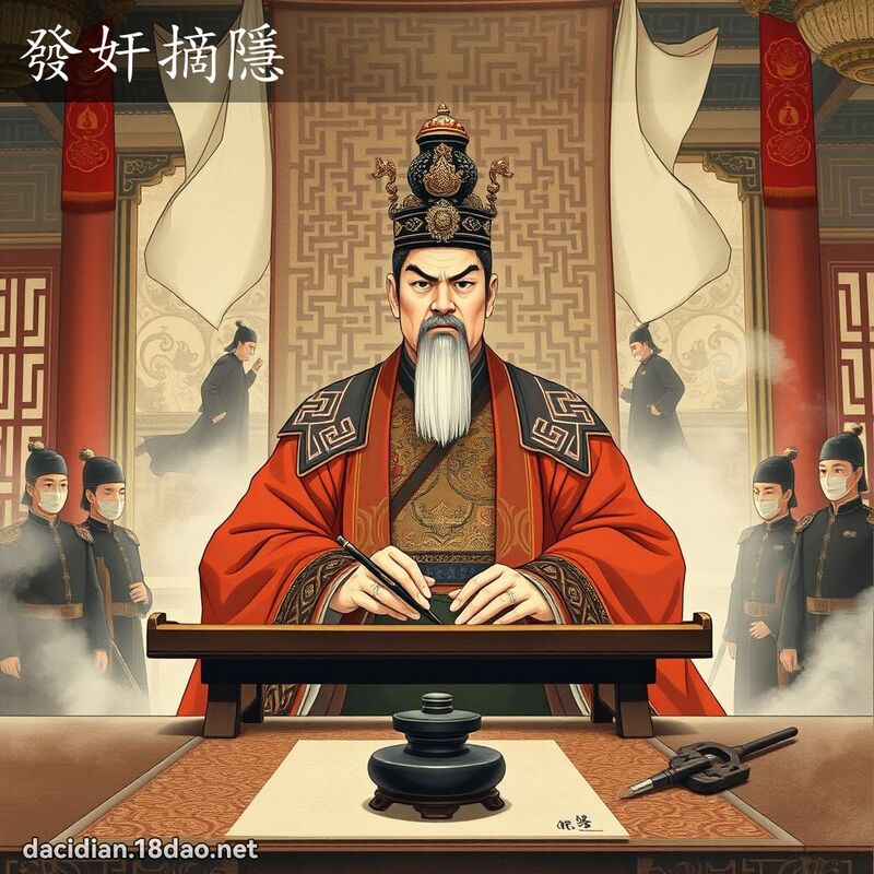 发奸摘隱 配图