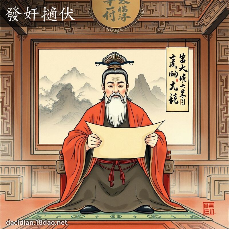 发奸擿伏 配图