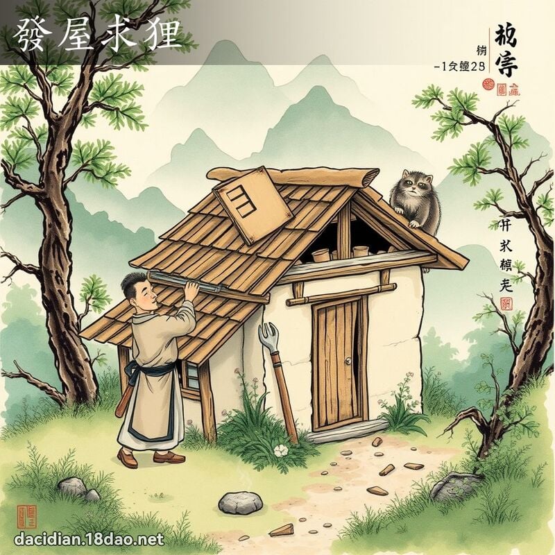 发屋求狸 配图