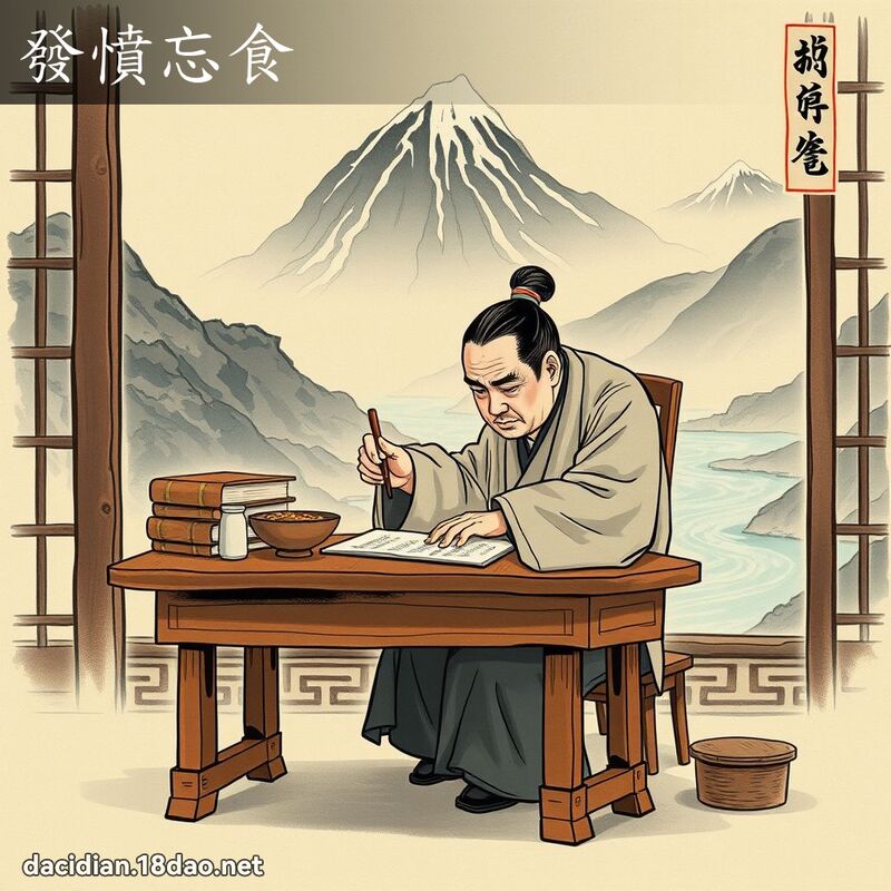 发愤忘食 配图