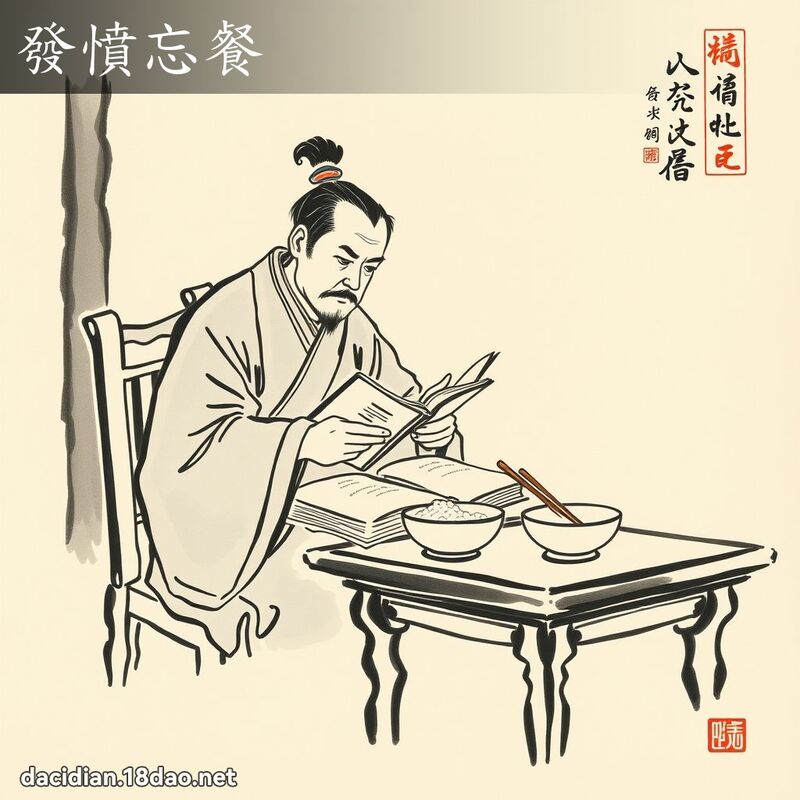 发愤忘餐 配图