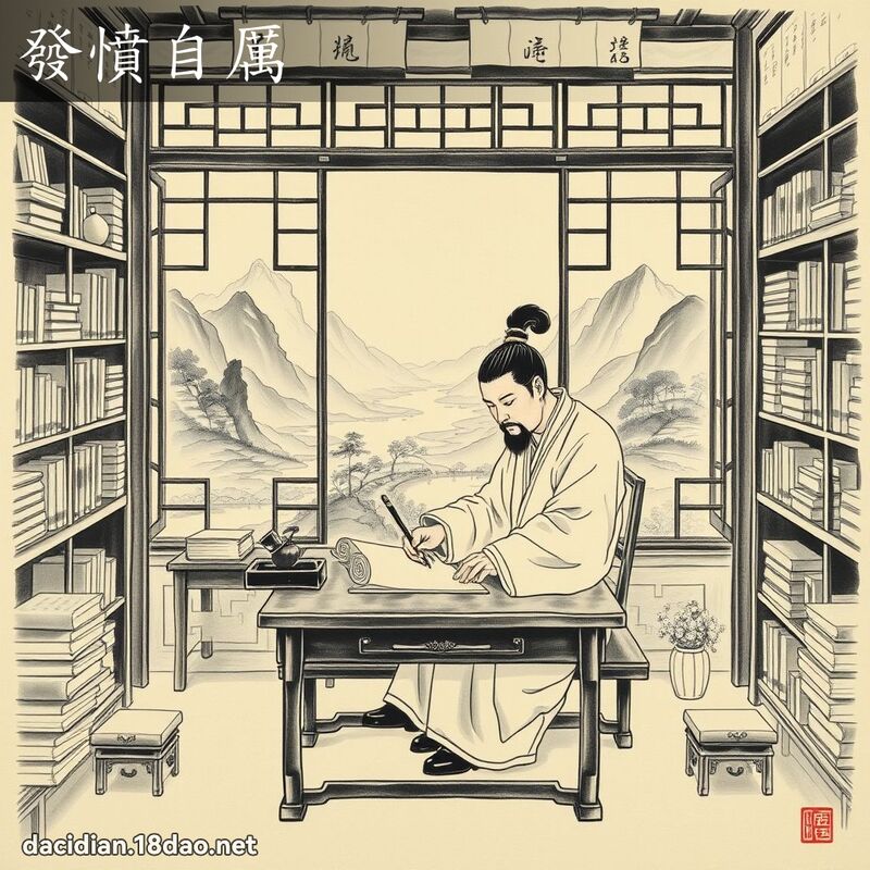 发愤自厉 配图