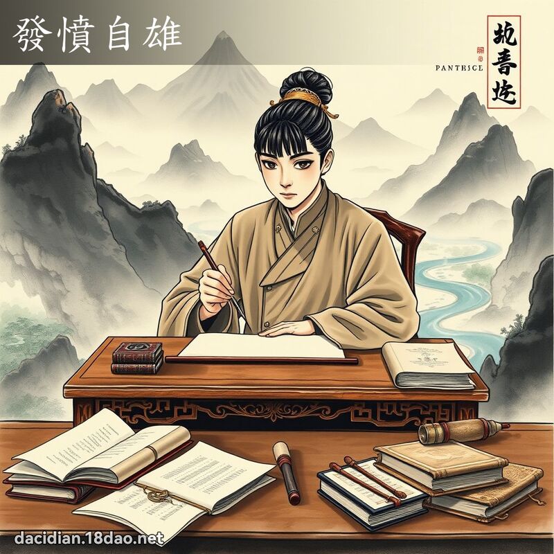 发愤自雄 配图