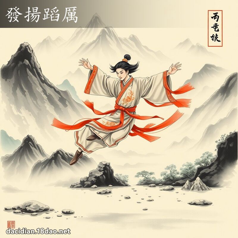 发扬蹈厉 配图