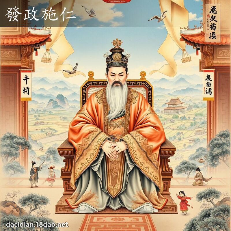 发政施仁 配图