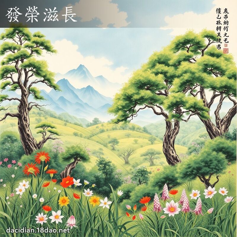 发荣滋长 配图