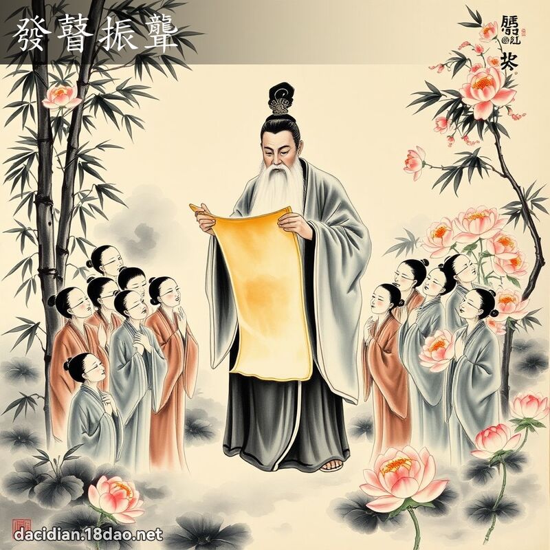 发瞽振聋 配图