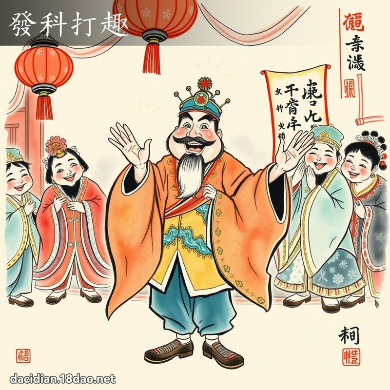 发科打趣 配图