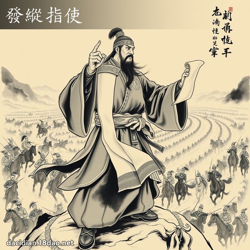 发纵指使 配图