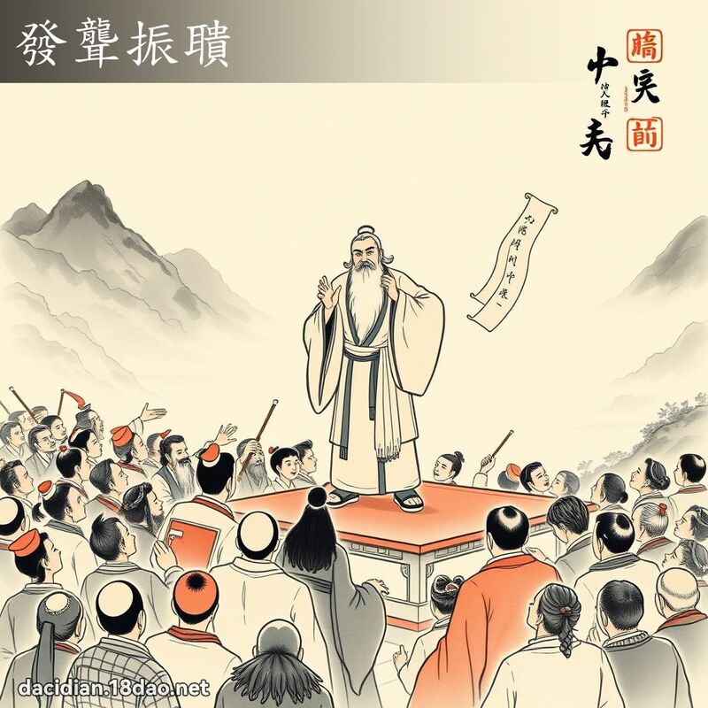 发聋振聵 配图