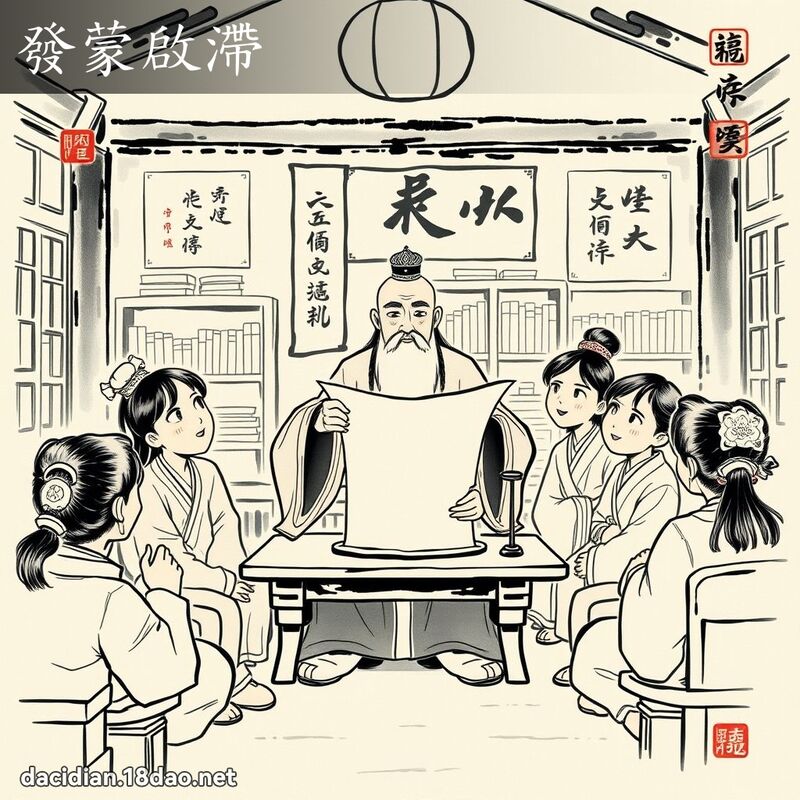 发蒙启滯 配图