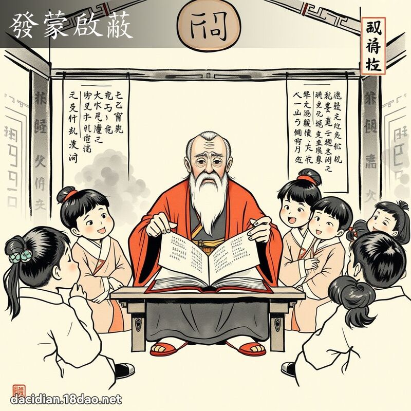 发蒙启蔽 配图