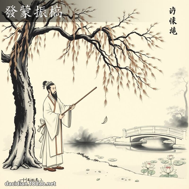 发蒙振槁 配图