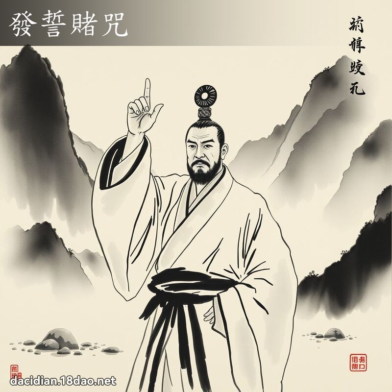 发誓赌咒 配图