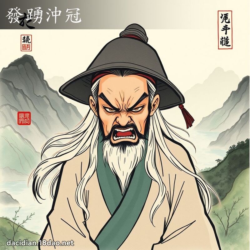 发踊冲冠 配图