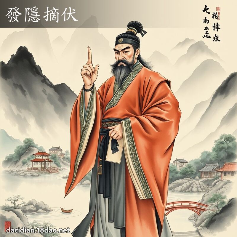 发隱摘伏 配图
