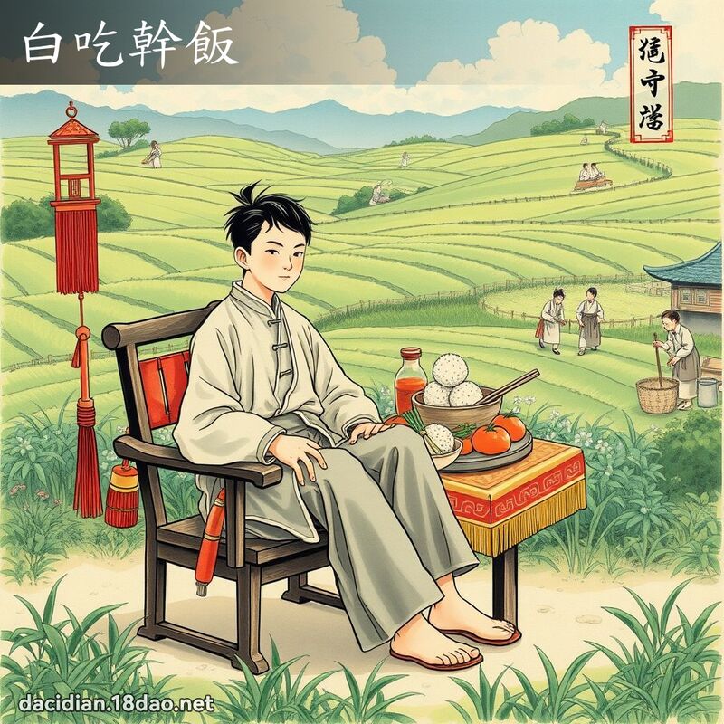 白吃干饭 配图