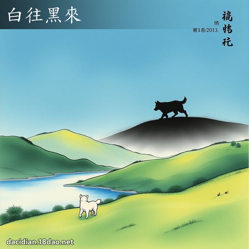 白往黑来 配图
