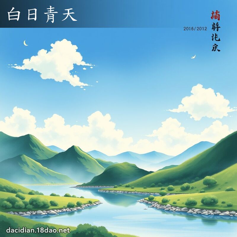 白日青天 配图