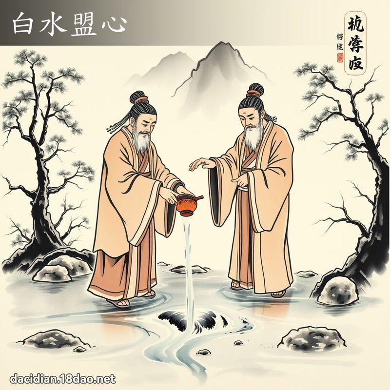 白水盟心 配图