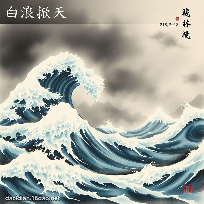 白浪掀天 配图