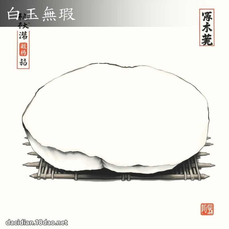白玉无瑕 配图