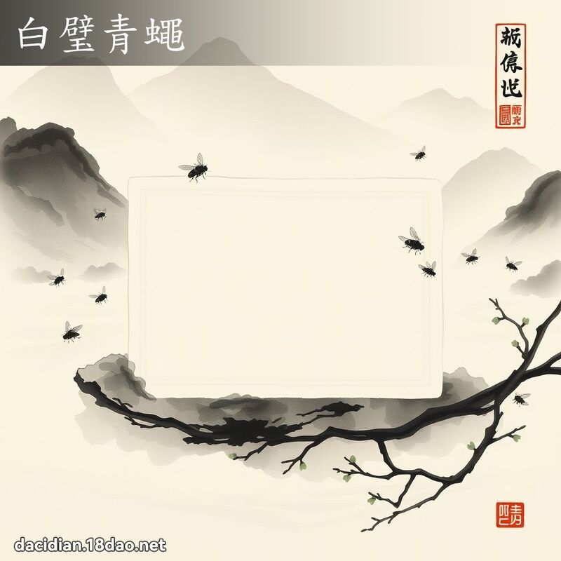 白璧青蝇 配图