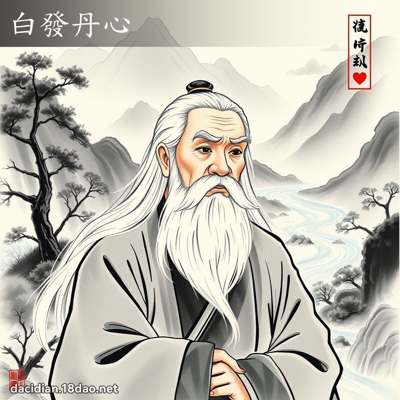 白发丹心 配图
