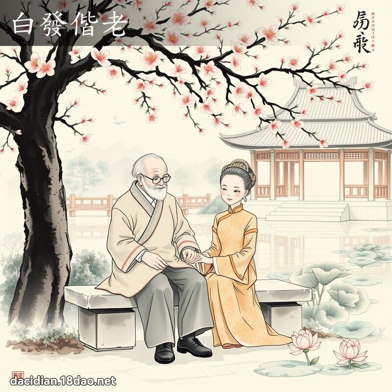 白发偕老 配图
