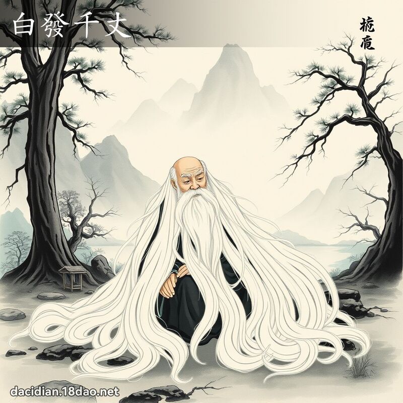 白发千丈 配图
