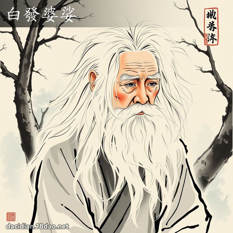 白发婆娑 配图