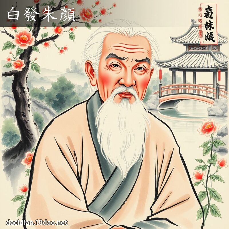 白发朱顏 配图