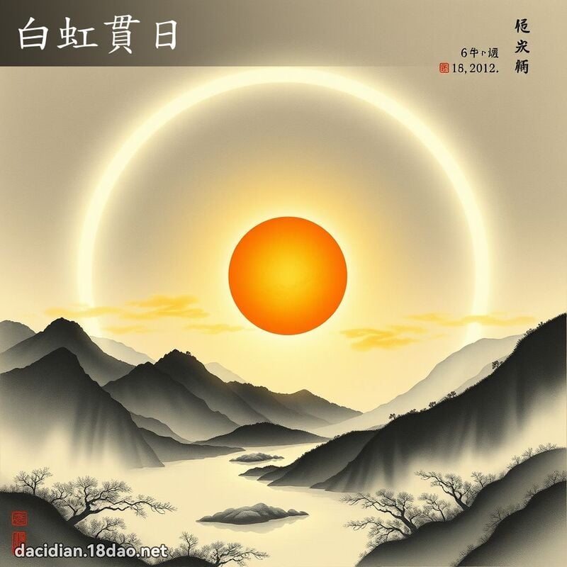 白虹贯日 配图