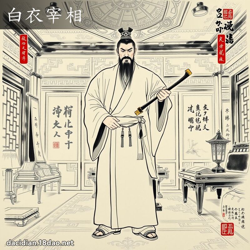 白衣宰相 - 中華成語配圖