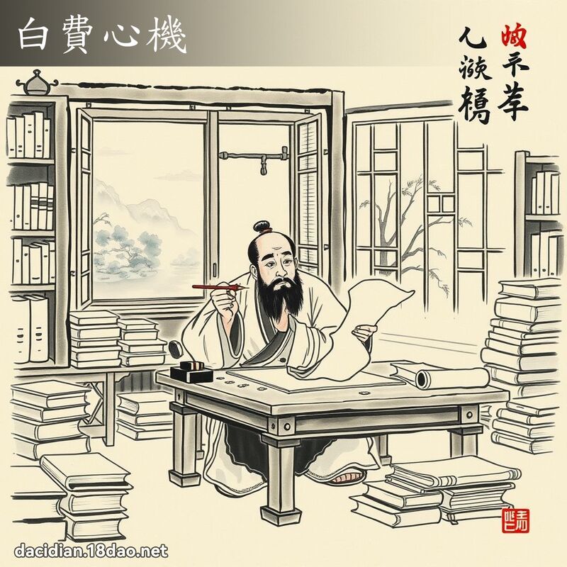 白费心机 配图