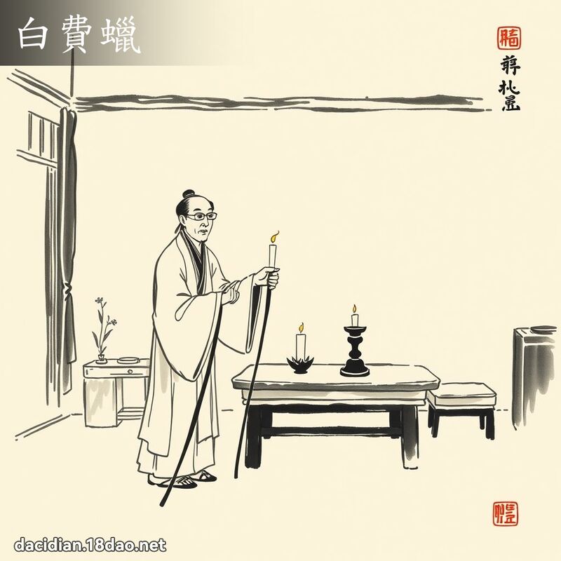白费蜡 配图