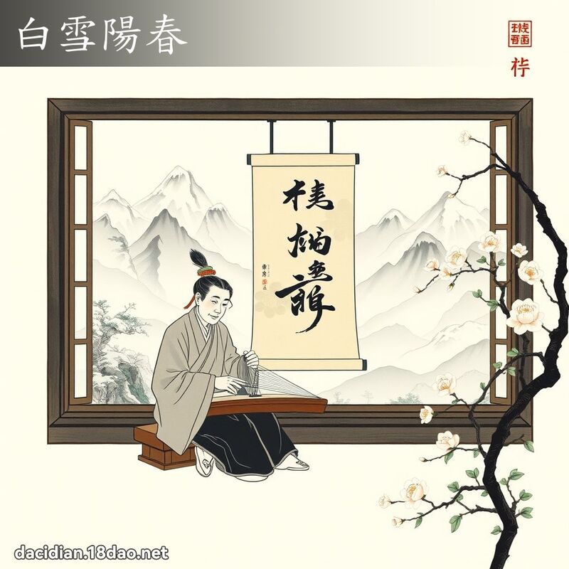 白雪阳春 配图