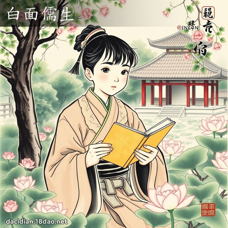 白面儒生 配图