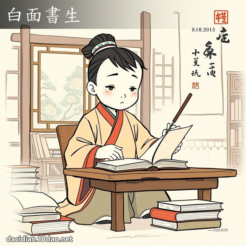 白面书生 配图