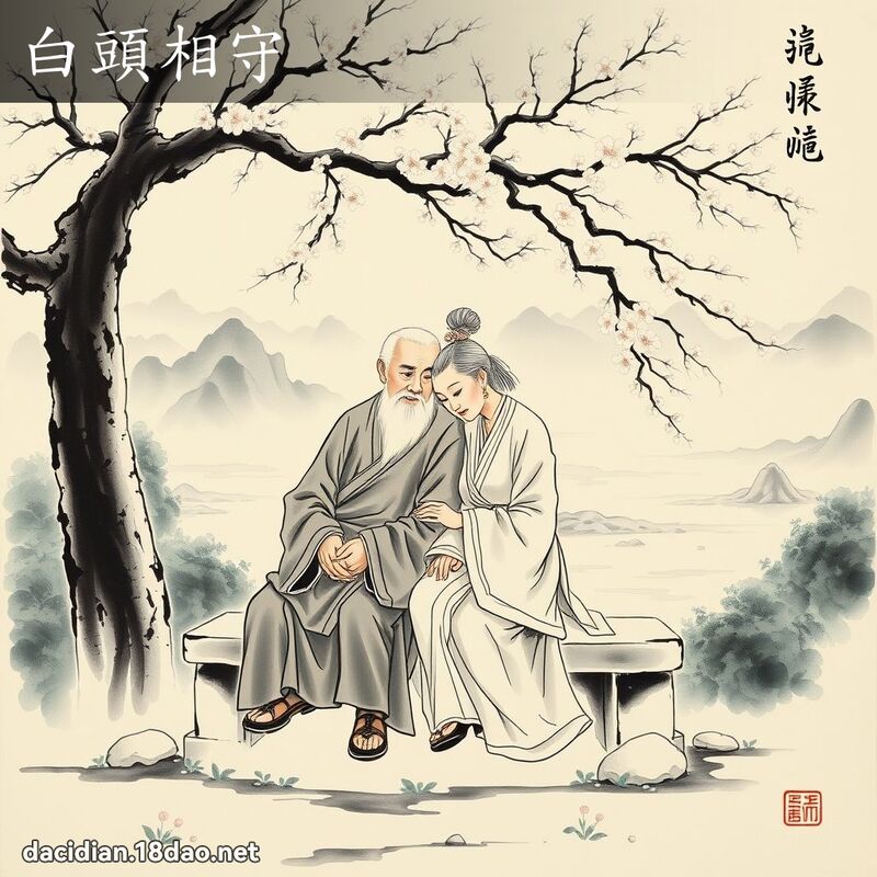 白头相守 配图