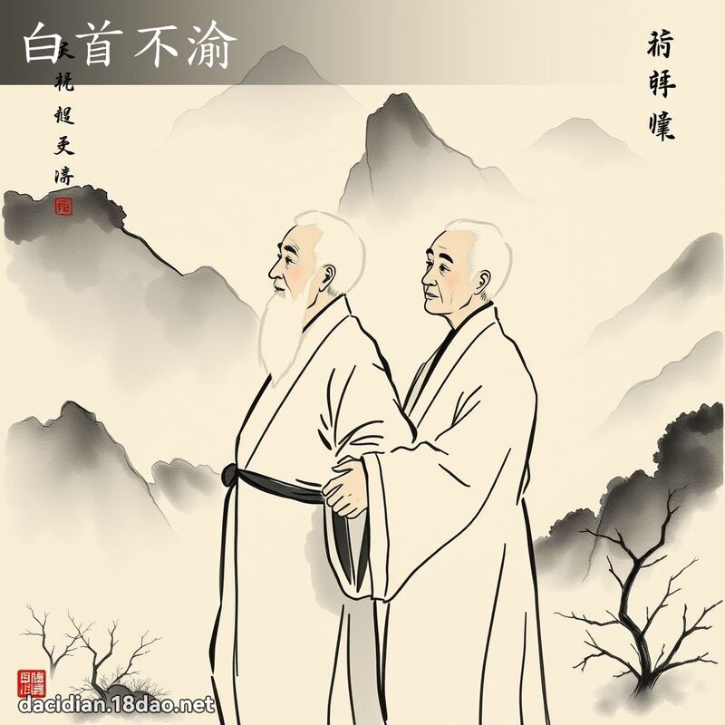 白首不渝 配图