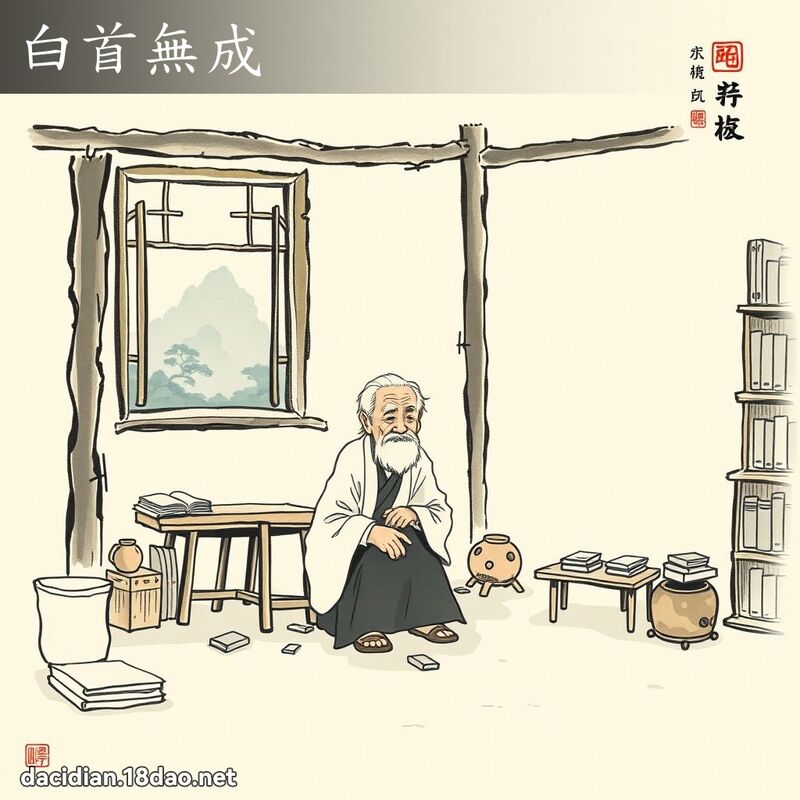 白首无成 配图